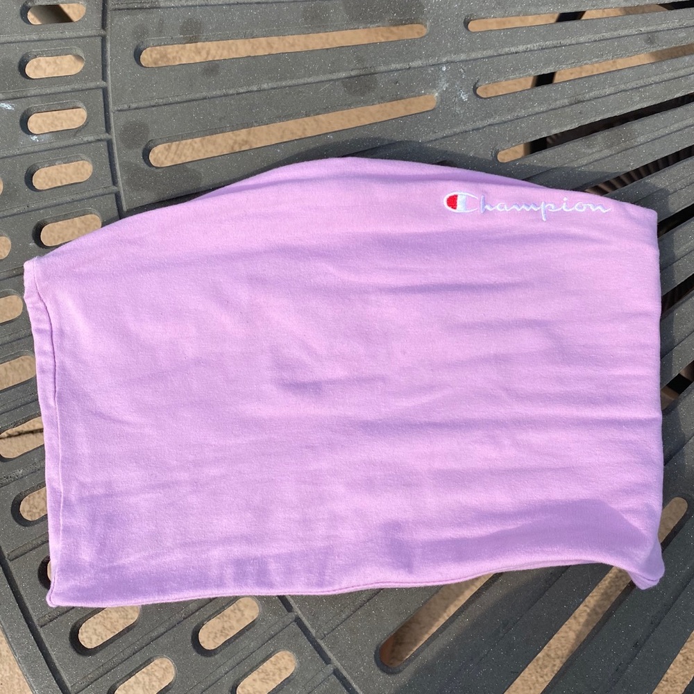 Pink champion tube top